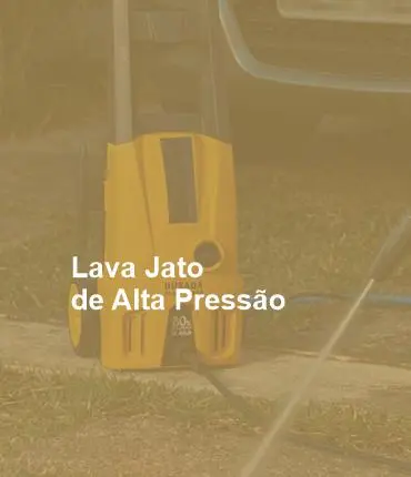 lava jato de alta pressão